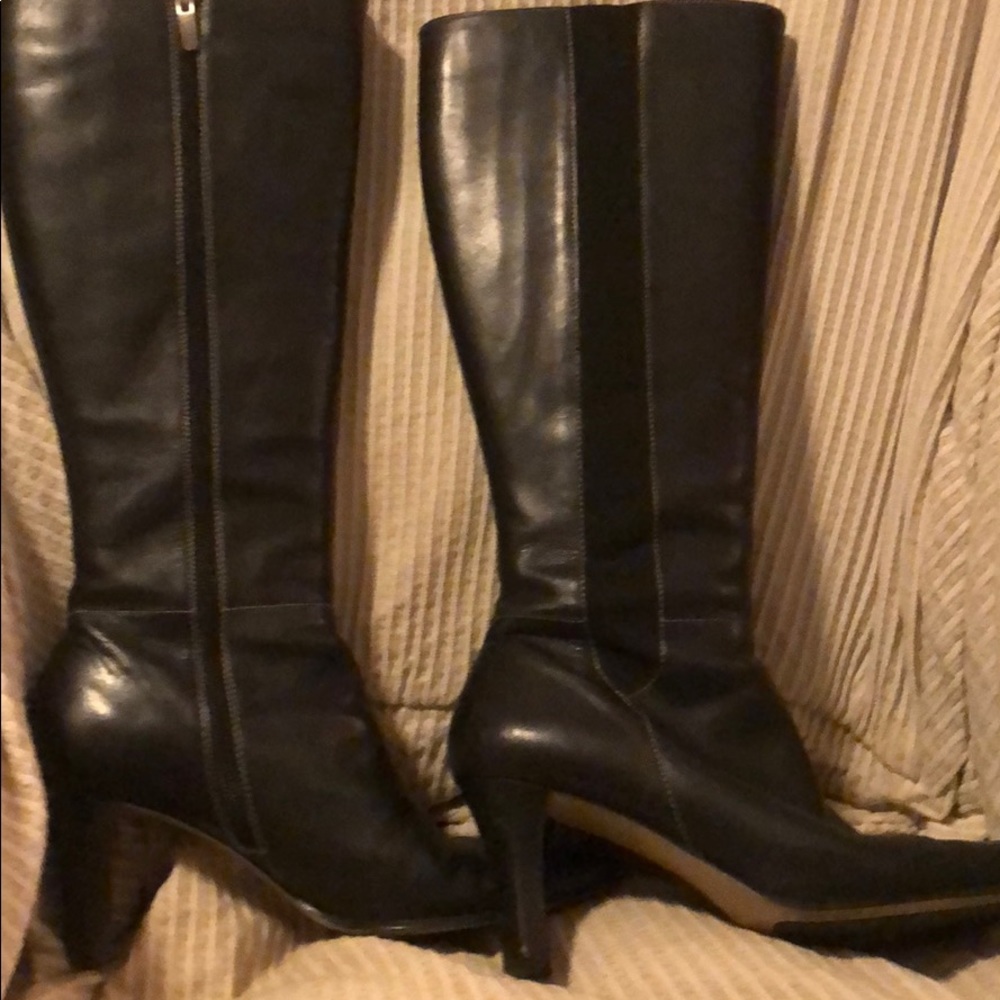 Anne Klein high heeled knee high boots - Picture 7 of 8